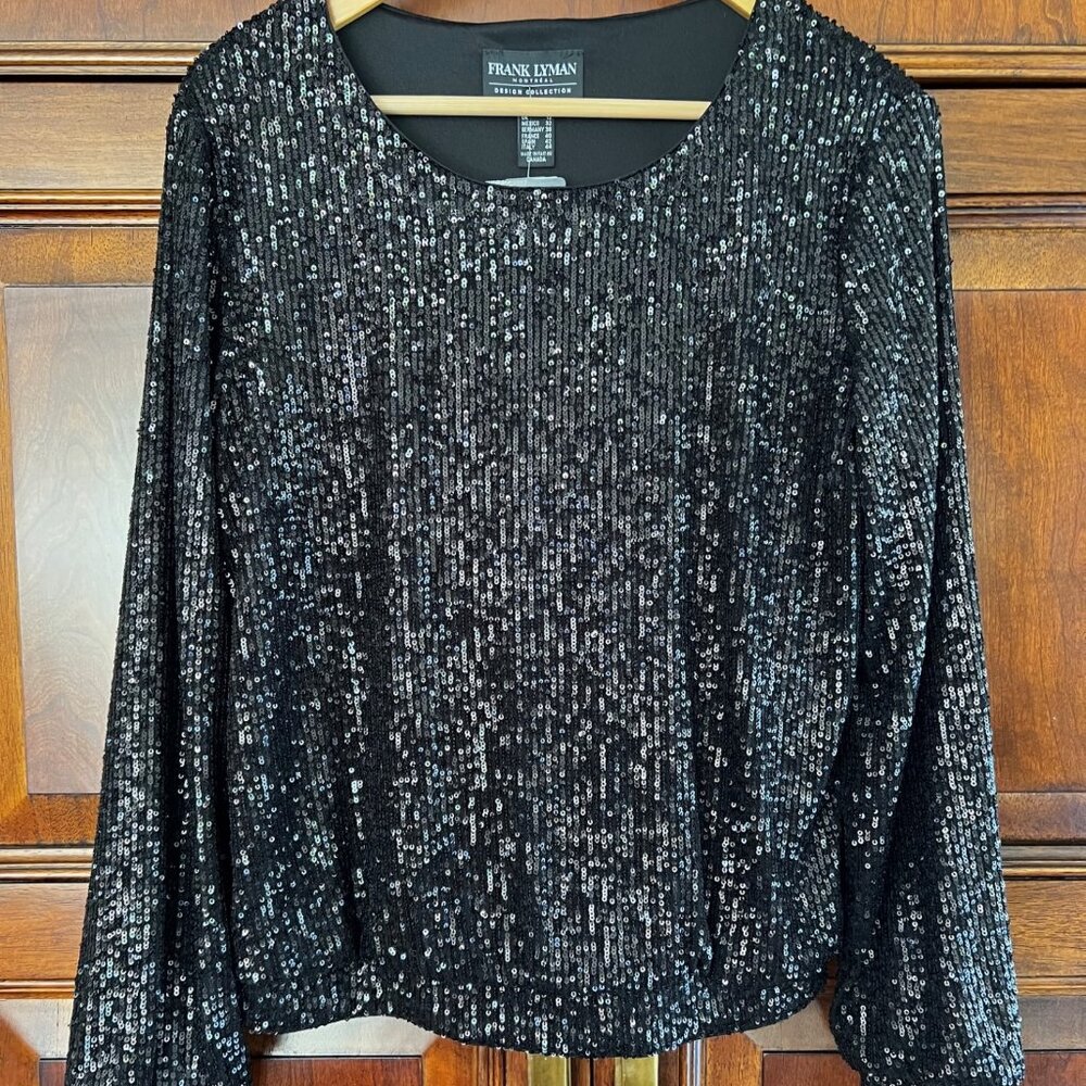 Frank Lyman Sequin Top